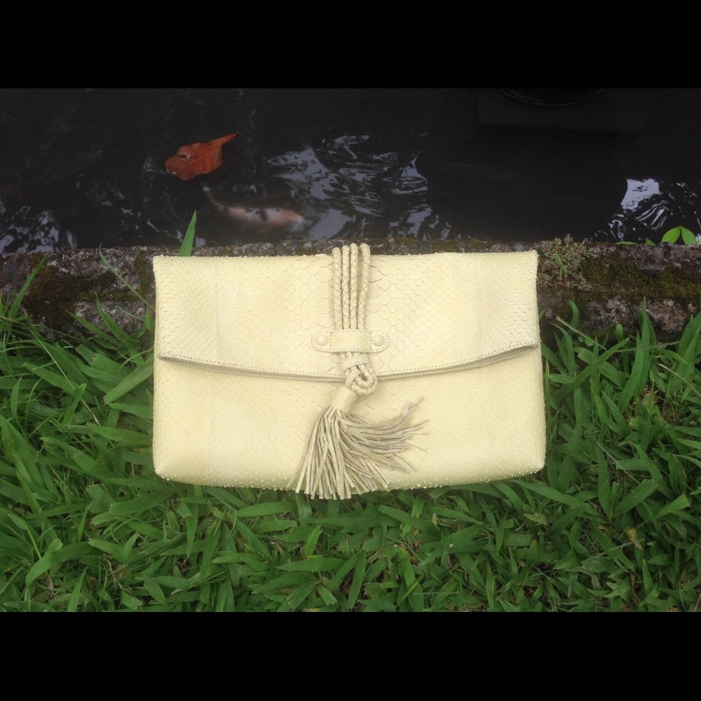 Genuine Python Skin Clutch - image 3